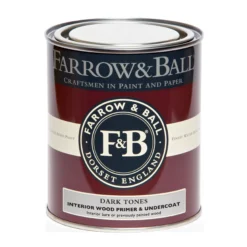 Farrow & Ball -Farrow & Ball farrow ball dark tones wood primer undercoat 750ml5029496023589 08c bq