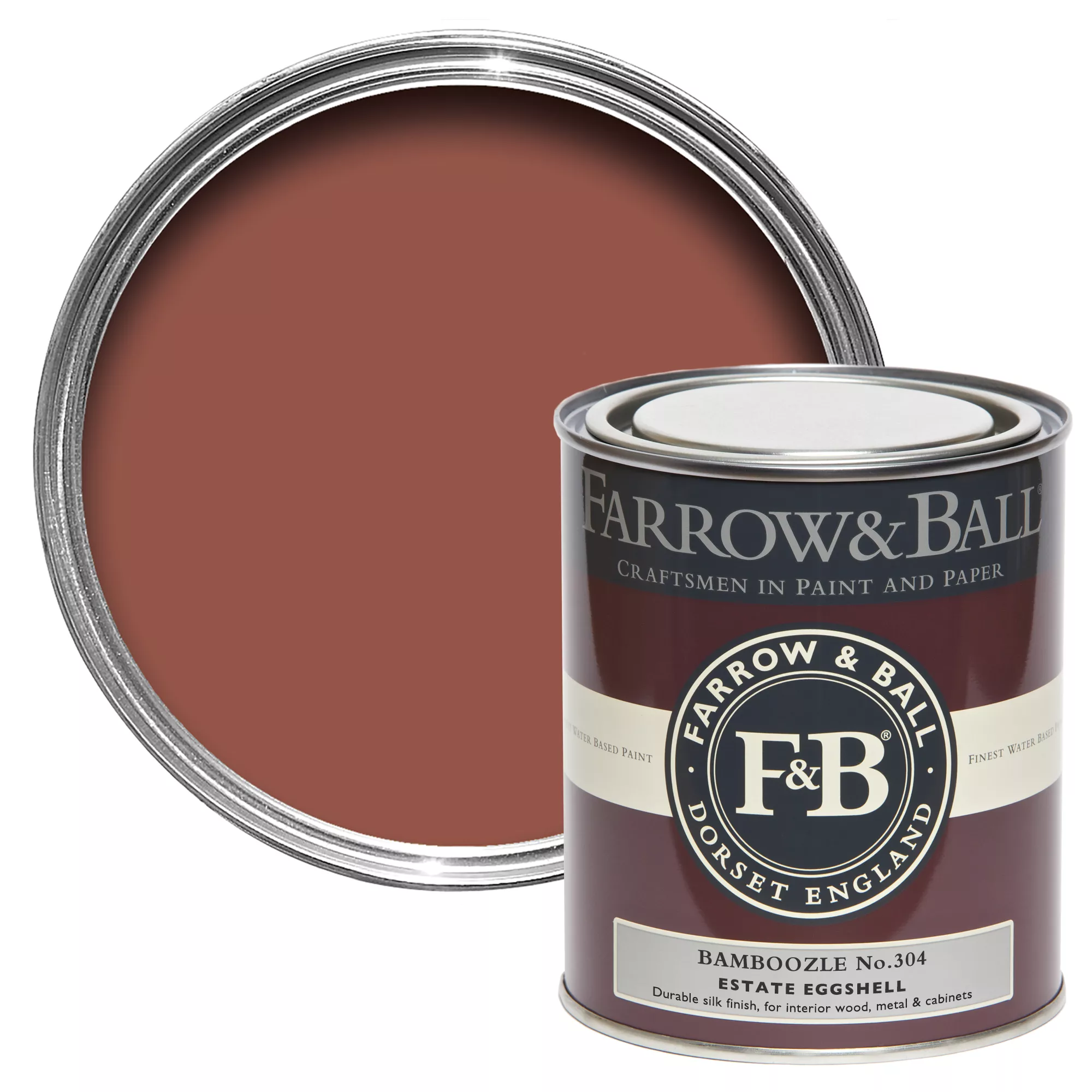 Farrow & Ball Estate Bamboozle No.304 Eggshell Paint, 750ml 3 Farrow & Ball Estate Bamboozle No.304 Eggshell Paint, 750ml