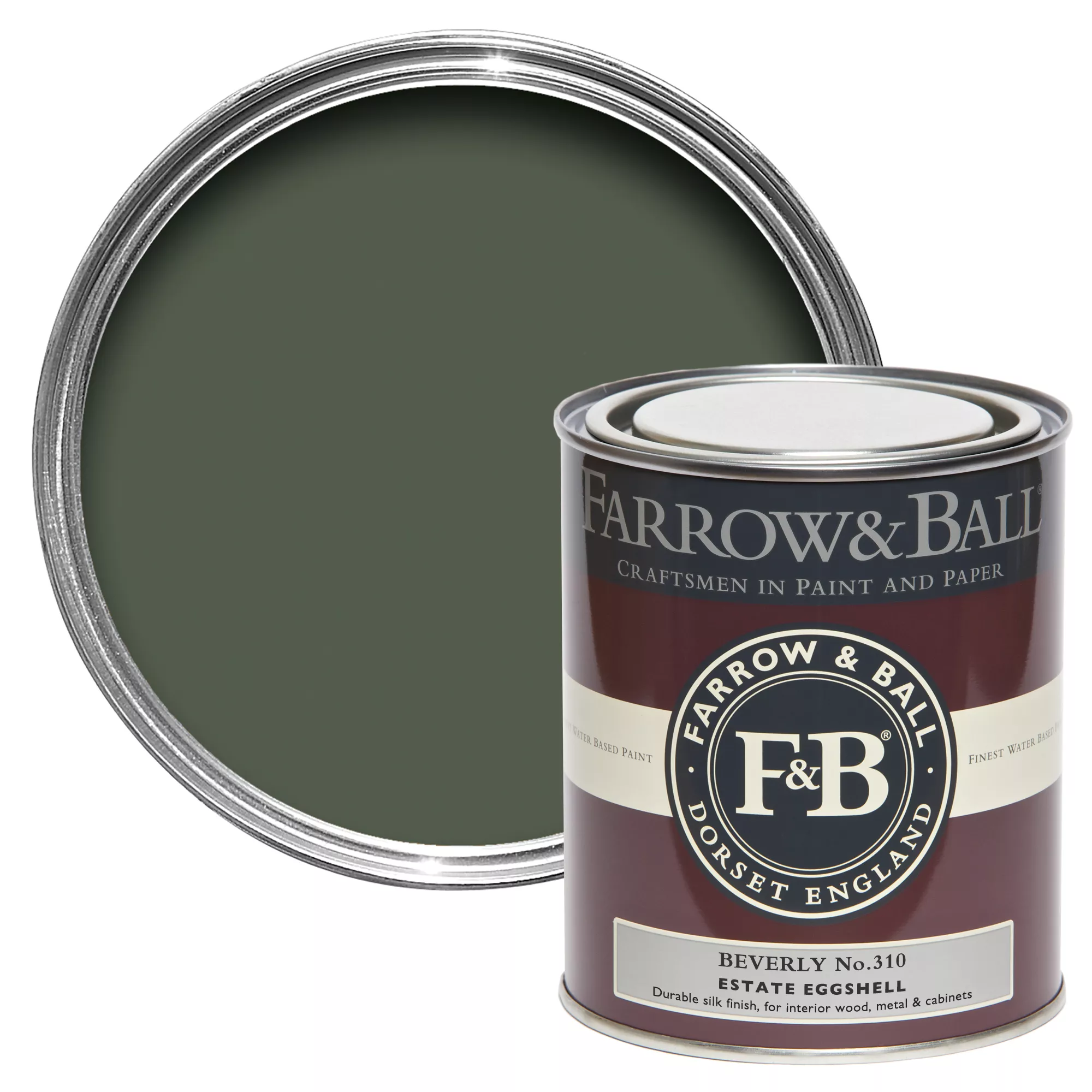 Farrow & Ball Estate Beverly No.310 Eggshell Paint, 750ml 3 Farrow & Ball Estate Beverly No.310 Eggshell Paint, 750ml