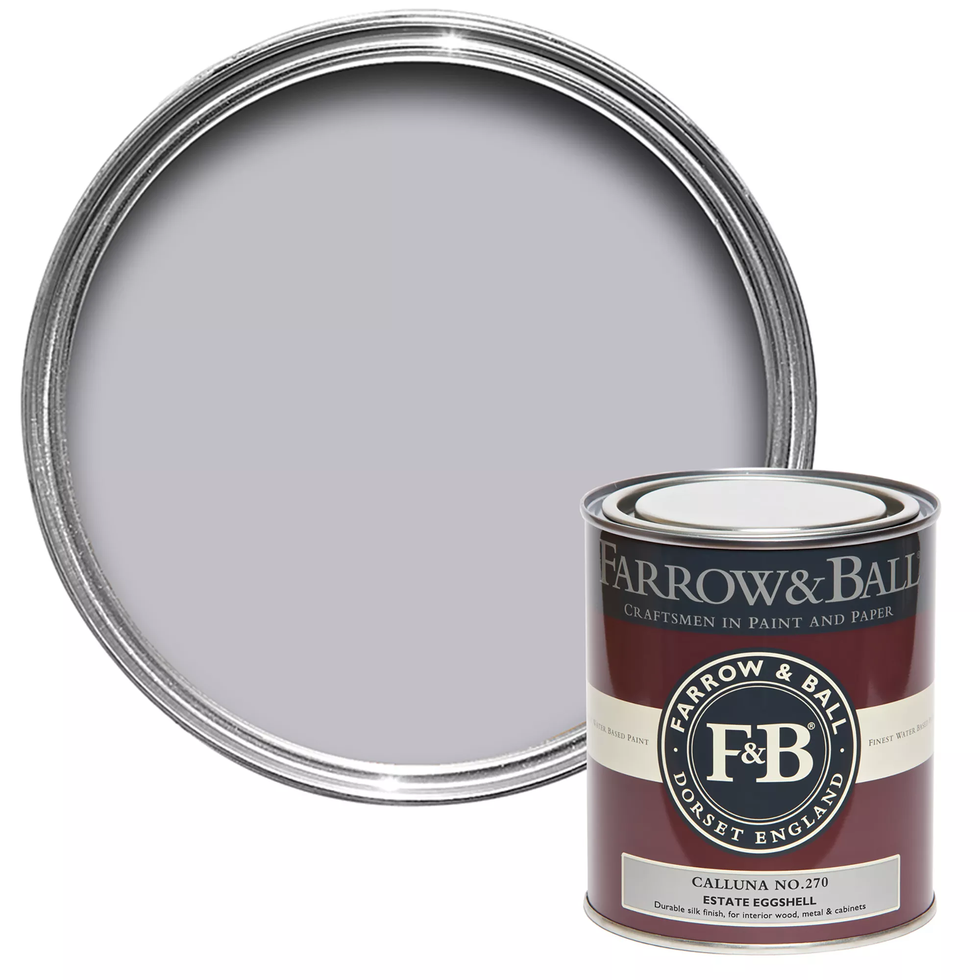 Farrow & Ball Estate Calluna No.270 Eggshell Paint, 750ml 3 Farrow & Ball Estate Calluna No.270 Eggshell Paint, 750ml