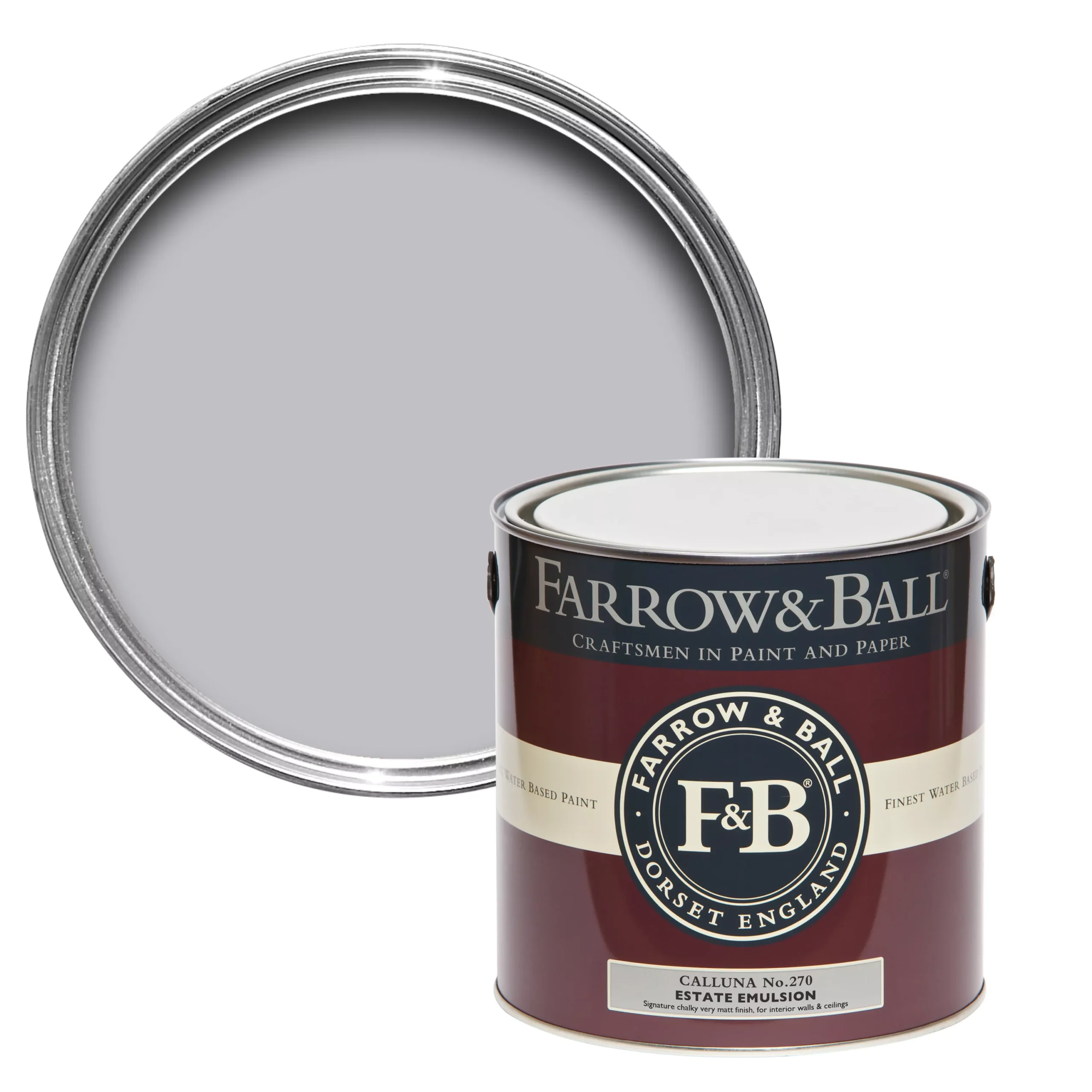 Farrow & Ball Estate Calluna No.270 Matt Emulsion Paint, 2.5L 3 Farrow & Ball Estate Calluna No.270 Matt Emulsion Paint, 2.5L