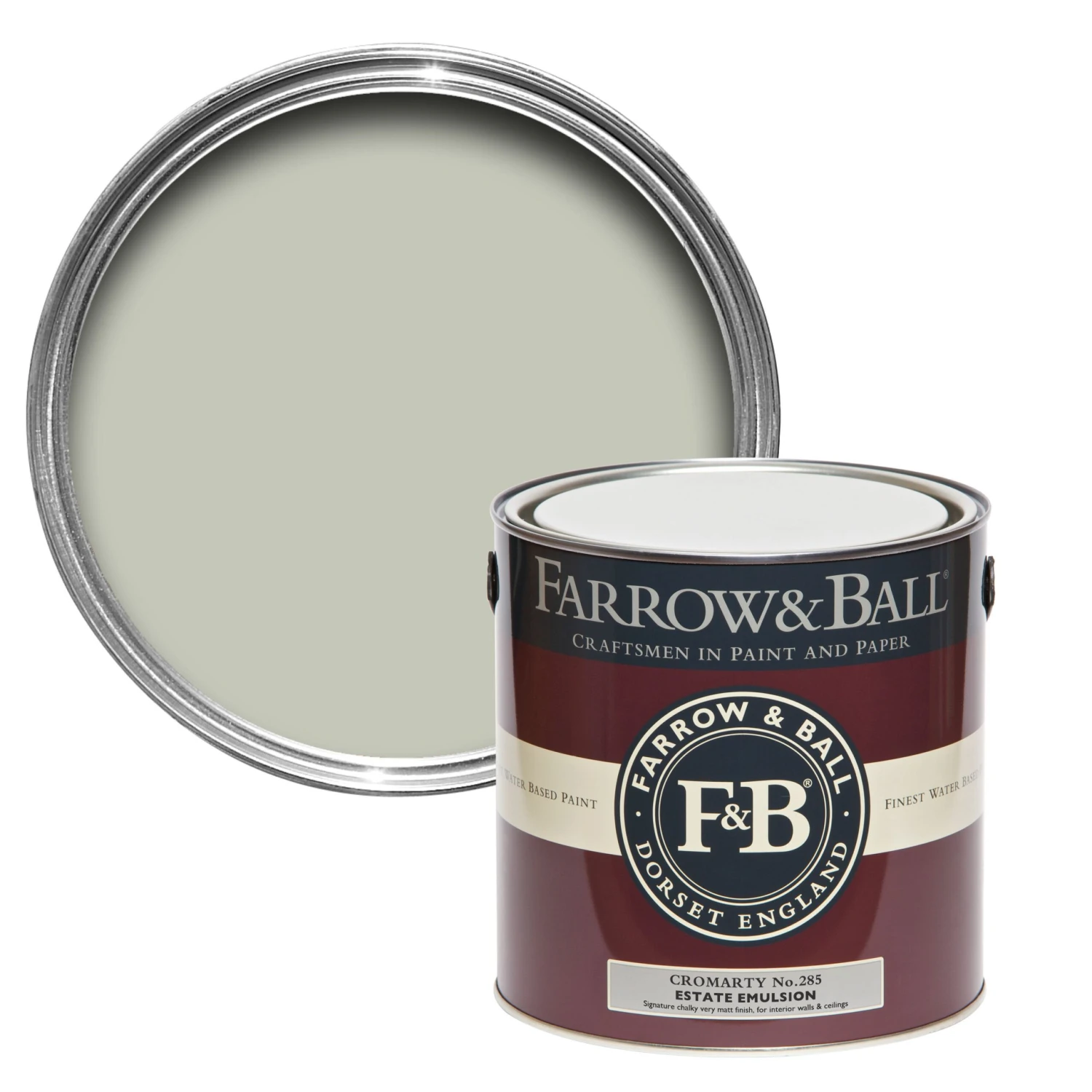 Farrow & Ball Estate Cromarty No.285 Matt Emulsion Paint, 2.5L 3 Farrow & Ball Estate Cromarty No.285 Matt Emulsion Paint, 2.5L