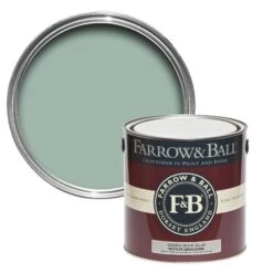 Farrow & Ball Estate Green Blue No.84 Matt Emulsion Paint, 2.5L
