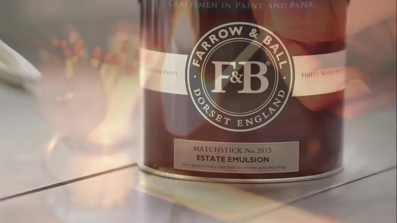 Farrow & Ball Estate Matchstick No.2013 Matt Emulsion Paint, 2.5L 4 Farrow & Ball Estate Matchstick No.2013 Matt Emulsion Paint, 2.5L - Image 2
