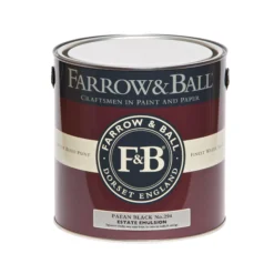 Farrow & Ball Estate Paean Black No.294 Matt Emulsion Paint, 2.5L -Farrow & Ball farrow ball estate paean black no 294 matt emulsion paint 2 5l5029496889420 08c bq