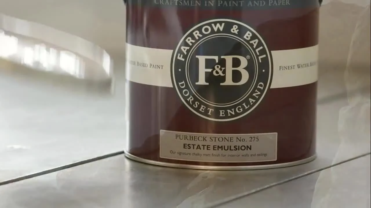 Farrow & Ball Estate Purbeck Stone No.275 Matt Emulsion Paint, 2.5L 4 Farrow & Ball Estate Purbeck Stone No.275 Matt Emulsion Paint, 2.5L - Image 2