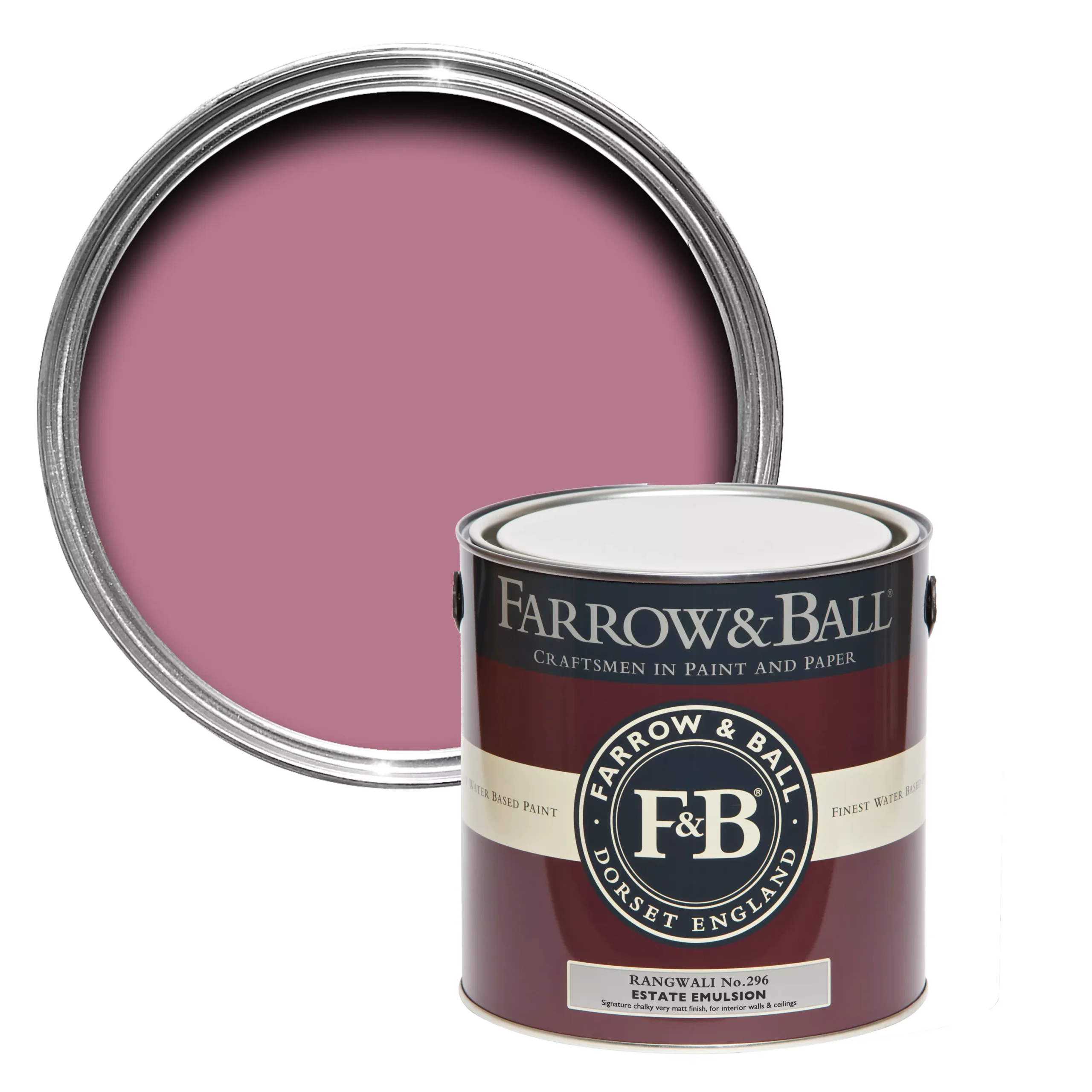 Farrow & Ball Estate Rangwali No.296 Matt Emulsion Paint, 2.5L 3 Farrow & Ball Estate Rangwali No.296 Matt Emulsion Paint, 2.5L