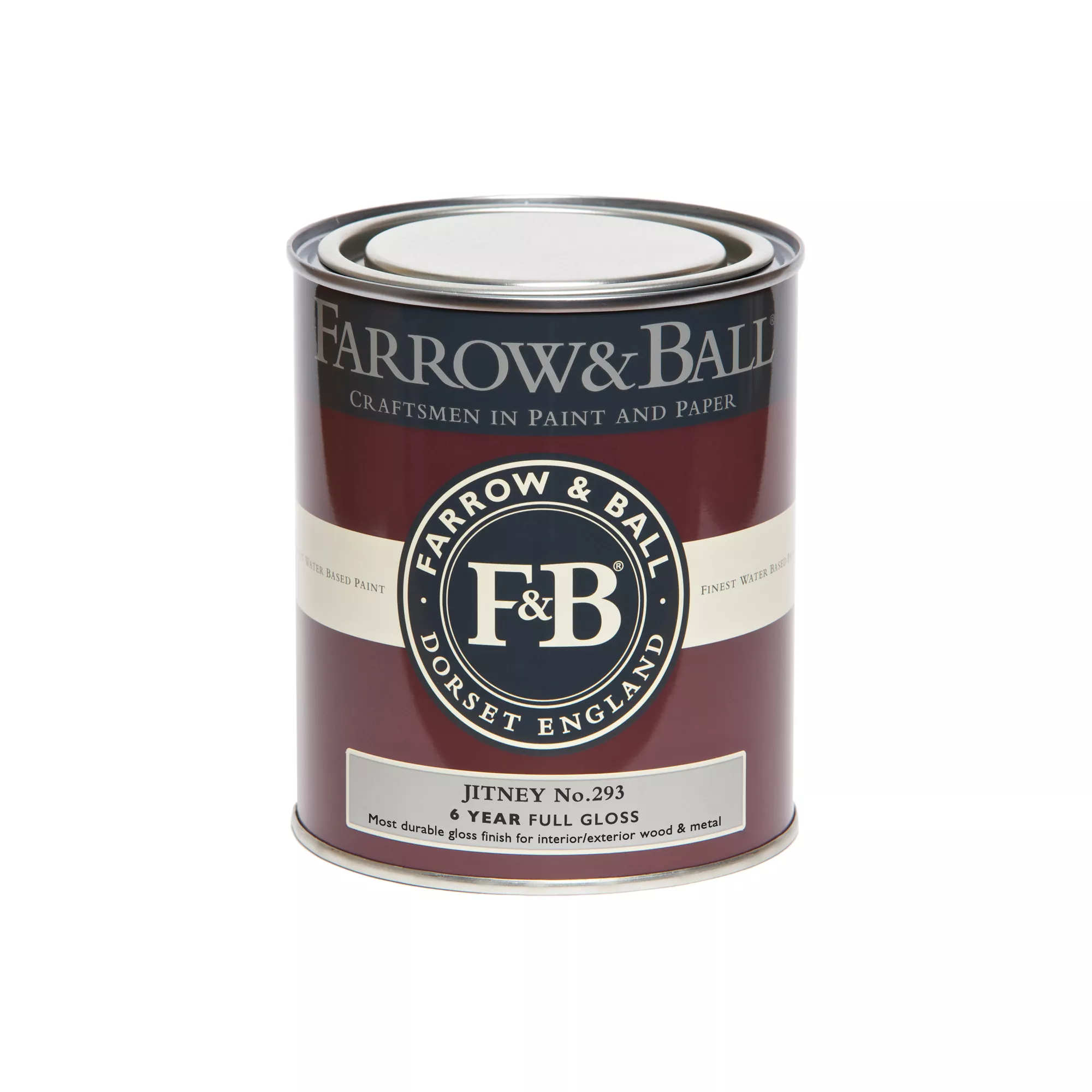 Farrow & Ball Jitney No.293 Gloss Metal & Wood Paint, 750ml 5 Farrow & Ball Jitney No.293 Gloss Metal & Wood Paint, 750ml - Image 3
