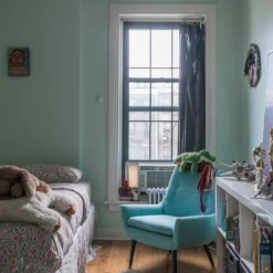 Farrow & Ball Modern Blue Ground No.210 Matt Emulsion Paint, 2.5L -Farrow & Ball farrow ball modern blue ground no 210 matt emulsion paint 2 5l5029496291025 02i bq