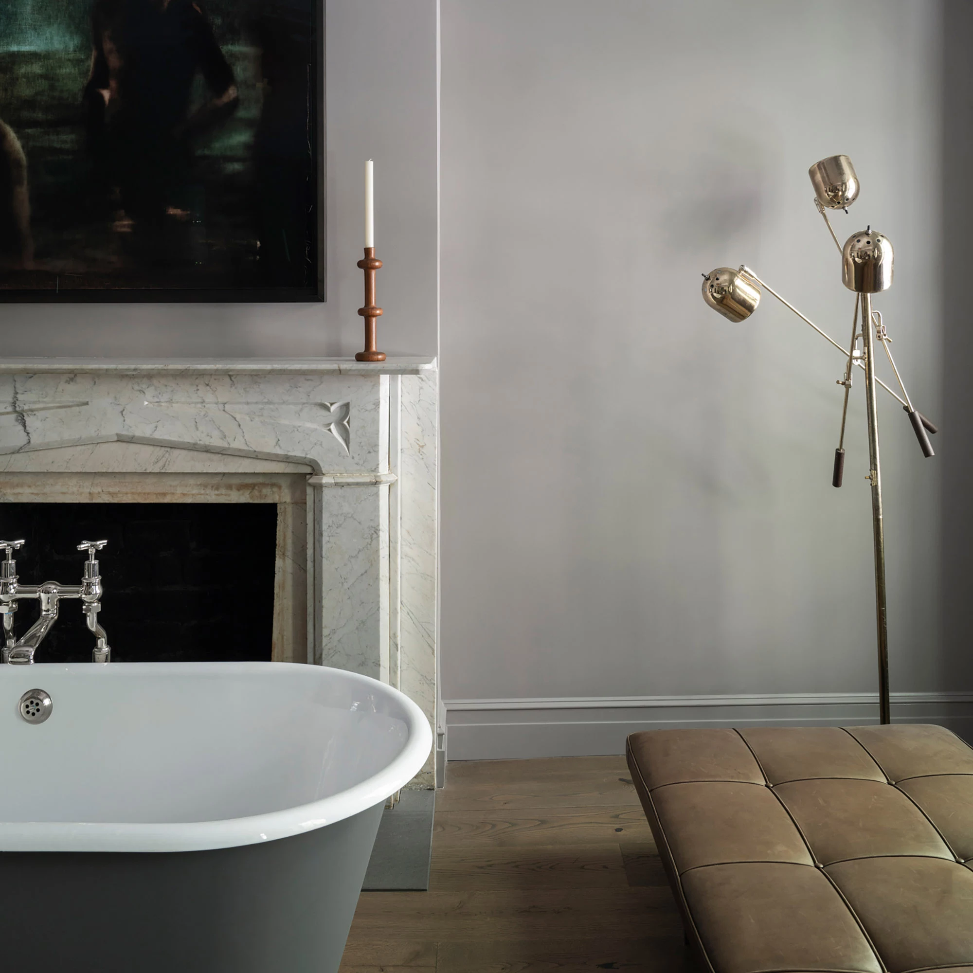 Farrow & Ball Modern Dove Tale No.267 Matt Emulsion Paint, 2.5L 6 Farrow & Ball Modern Dove Tale No.267 Matt Emulsion Paint, 2.5L - Image 4