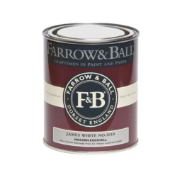 Farrow & Ball Modern James White No.2010 Eggshell Paint, 750ml 7 Farrow & Ball Modern James White No.2010 Eggshell Paint, 750ml -Farrow & Ball farrow ball modern james white no 2010 eggshell paint 750ml5051836267100 08c bq