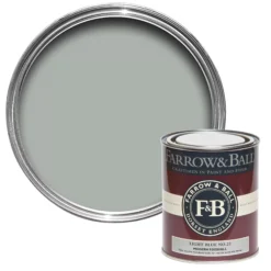Farrow & Ball Modern Light Blue No.22 Eggshell Paint, 750ml