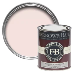 Farrow & Ball Modern Middleton Pink No.245 Eggshell Emulsion Paint, 750ml