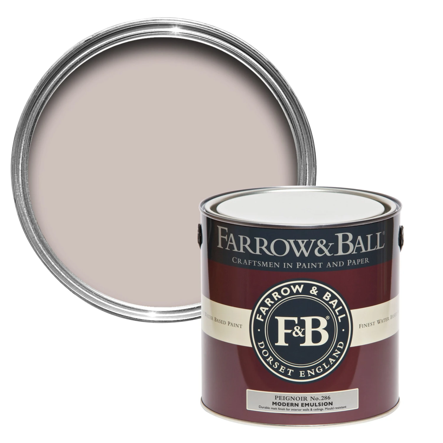 Farrow & Ball Modern Peignoir No.286 Matt Emulsion Paint, 2.5L 3 Farrow & Ball Modern Peignoir No.286 Matt Emulsion Paint, 2.5L