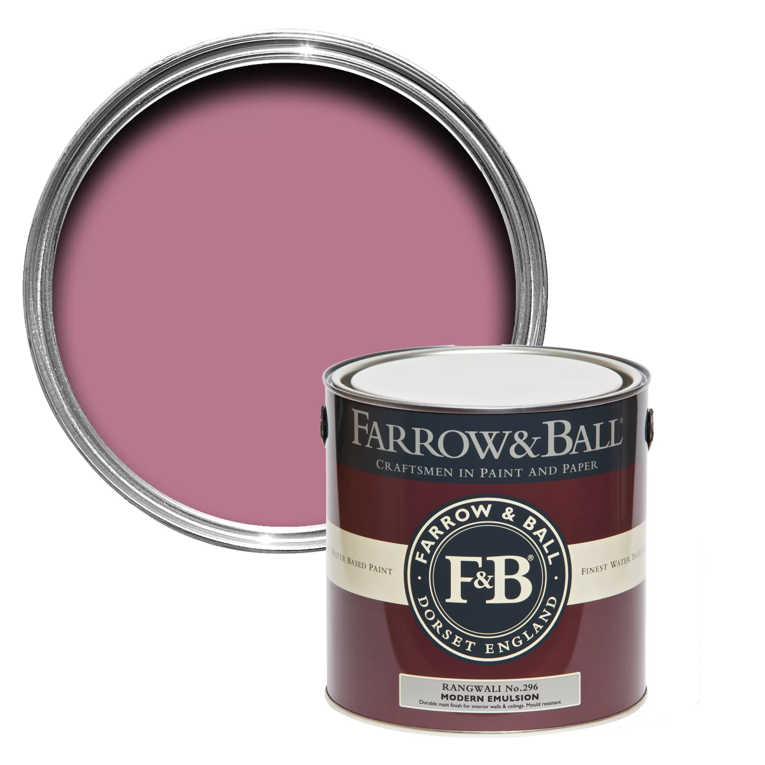 Farrow & Ball Modern Rangwali No.296 Matt Emulsion Paint, 2.5L 3 Farrow & Ball Modern Rangwali No.296 Matt Emulsion Paint, 2.5L