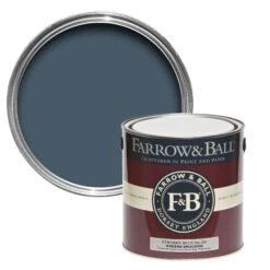 Farrow & Ball Modern Stiffkey Blue No.281 Matt Emulsion Paint, 2.5L