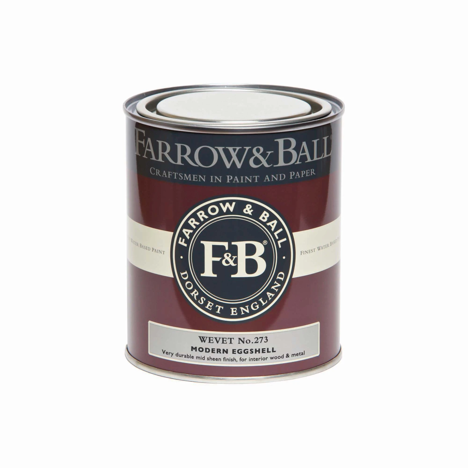 Farrow & Ball Modern Wevet No.273 Eggshell Paint, 750ml 5 Farrow & Ball Modern Wevet No.273 Eggshell Paint, 750ml - Image 3