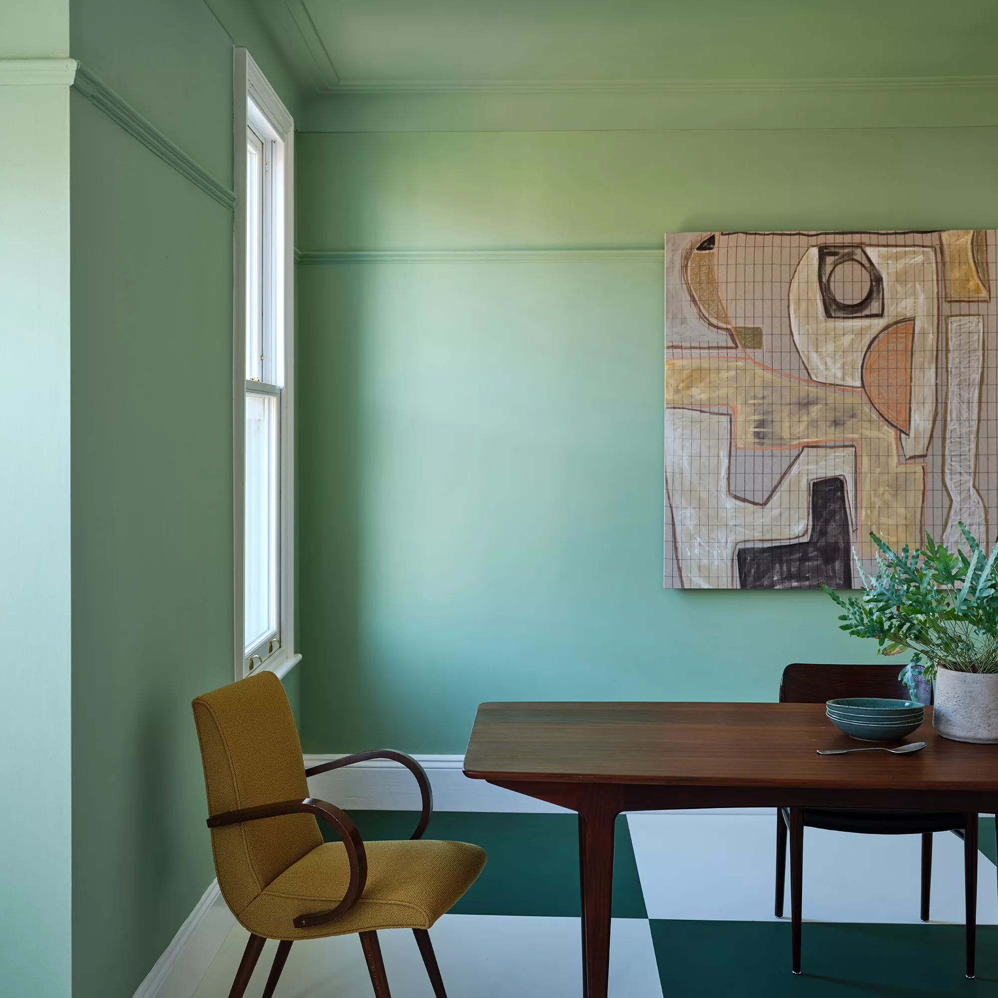 Farrow & Ball Modern Whirlybird No.309 Matt Emulsion Paint, 2.5L 6 Farrow & Ball Modern Whirlybird No.309 Matt Emulsion Paint, 2.5L - Image 4