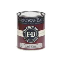 Farrow & Ball Paean Black No.294 Gloss Metal & Wood Paint, 750ml 8 Farrow & Ball Paean Black No.294 Gloss Metal & Wood Paint, 750ml -Farrow & Ball farrow ball paean black no 294 gloss metal wood paint 750ml5051836057947 08c bq